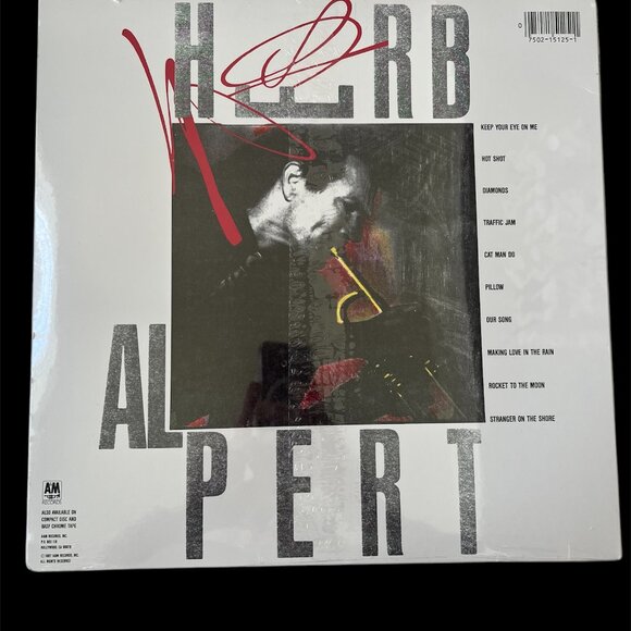 NEW HERB ALBERT Trumpet Music, Keep Your Eye On Me, Vinyl Album Record Jazz Funk - Picture 2 of 2